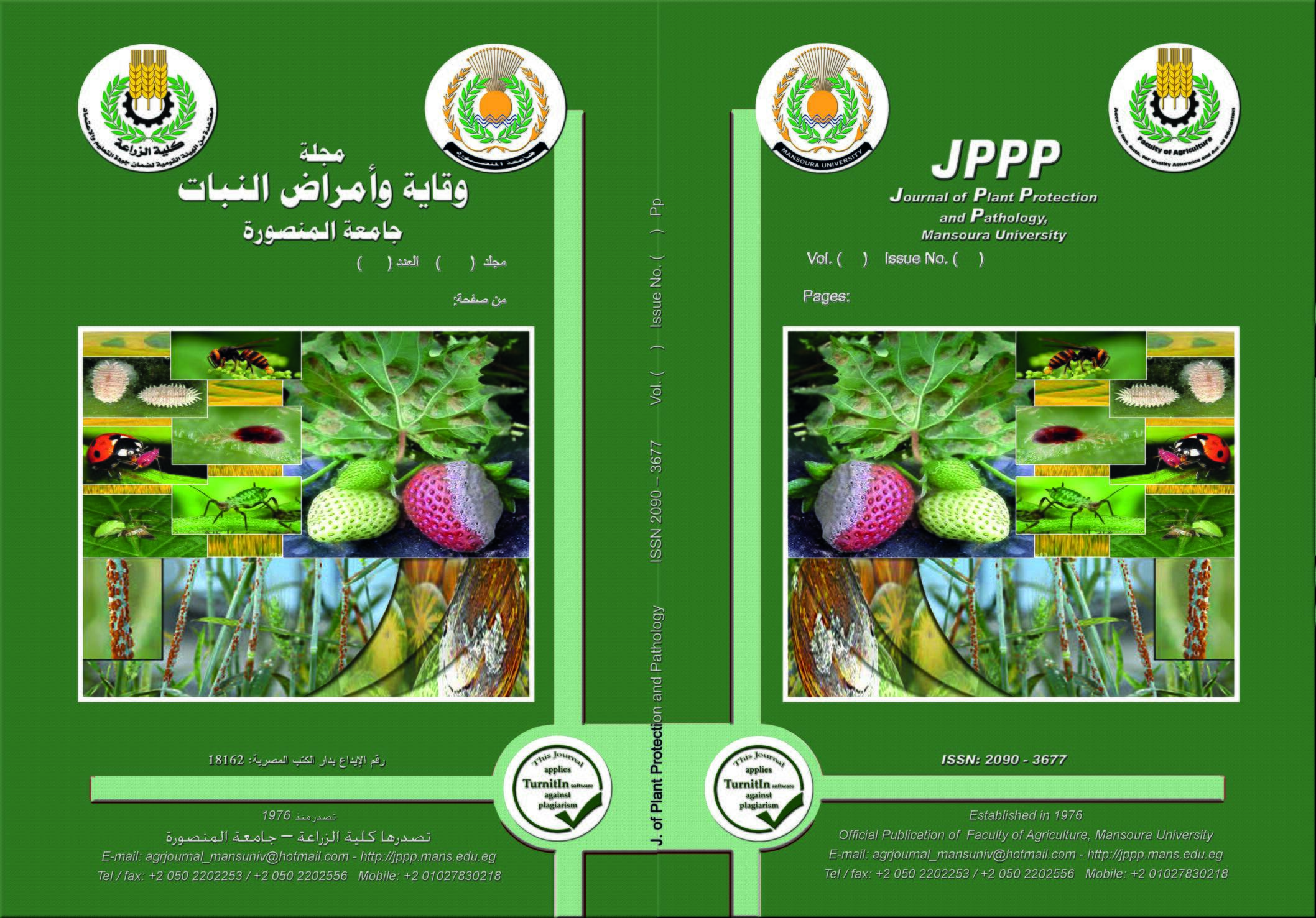 Journal of Plant Protection and Pathology